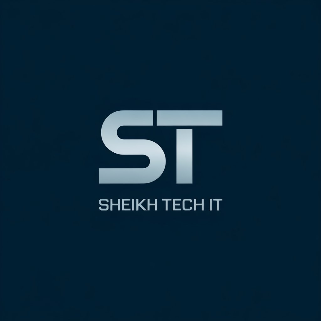 sheikh tech it  logo 
